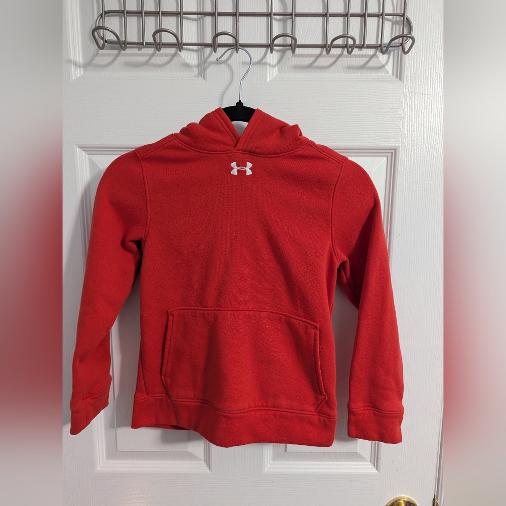 Under Armour red hoodie size YSM